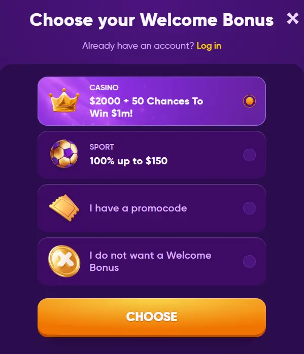 KingMaker Casino Australia first bonus