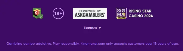 KingMaker Casino Australia age